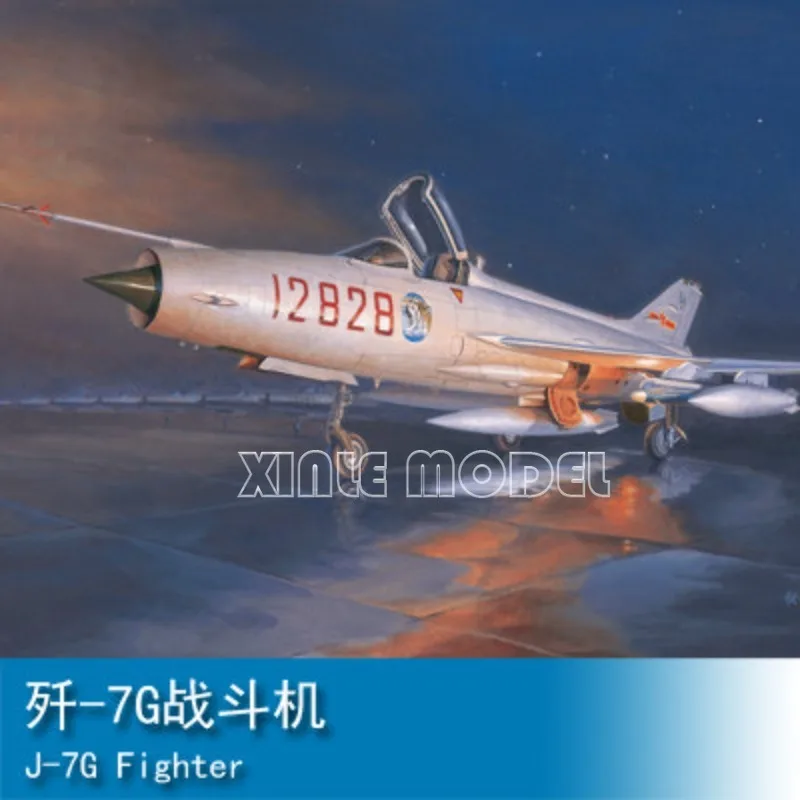 

Trumpeter Plastic Assembled Aircraft Model Kit 02861 J-7G fighter Chengdu J-7 1/48