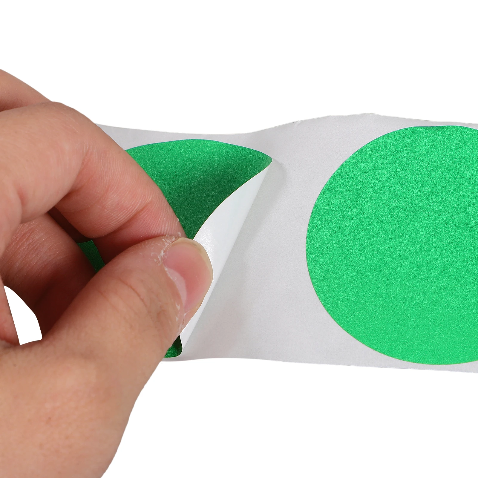 

Round Stickers Blank for Printing Square Label Printer Coloured Address Labels Green Printable Office