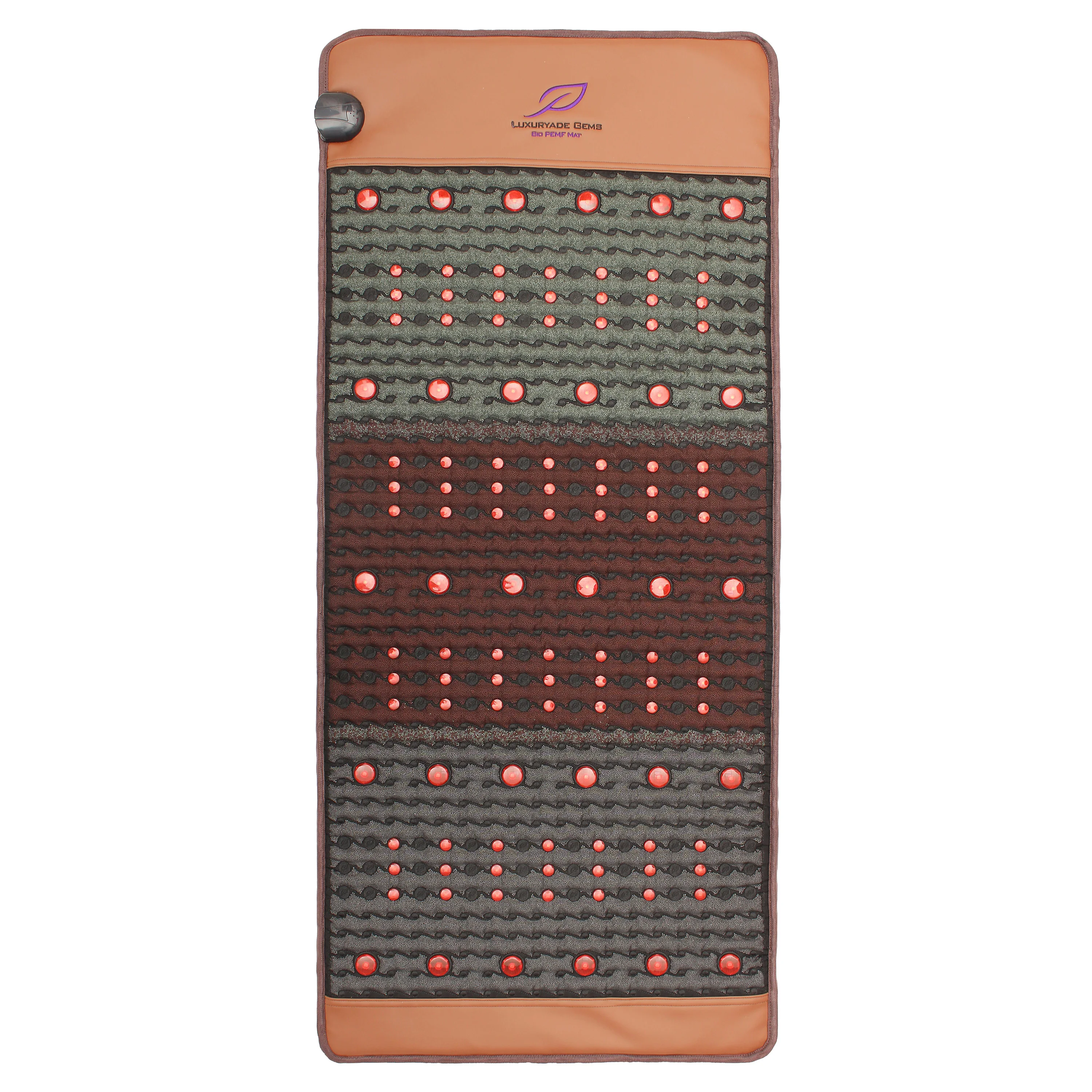 

Luxuryade K148 BIO Pemf Infrared Mattress Therapy Photon Heating Red Light NIR Tourmaline Jade Massage Body Mat