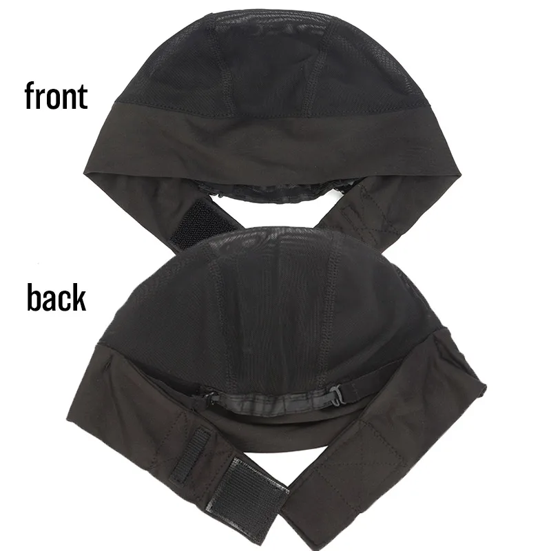Mesh Wig Cap With Adjustable Velcro Strap 1Pc Soft Wide Headband Wig Cap Wig Grip Cap For Making Wigs view 4