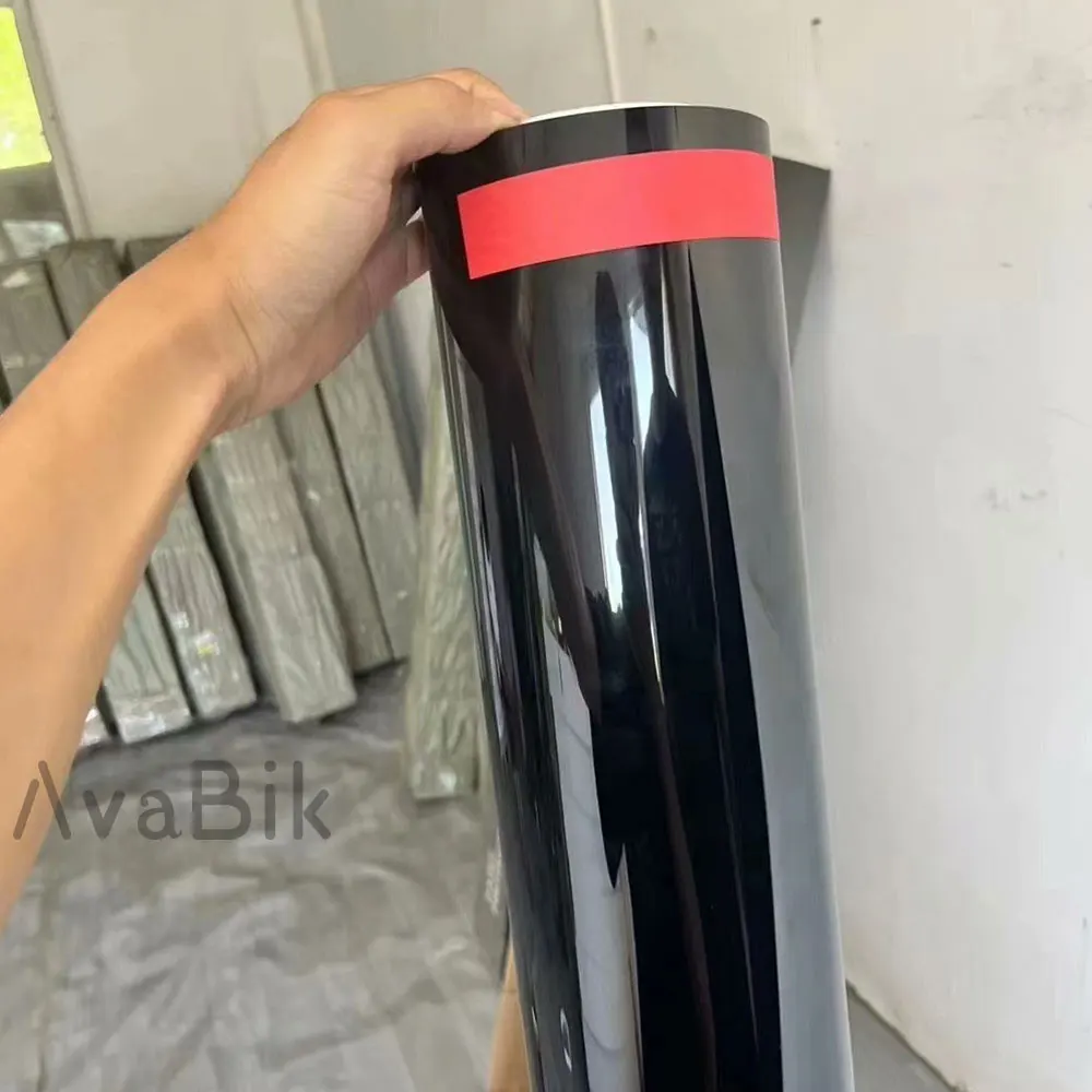 

Wholesale 1roll 1.52x15M TPU High Quality PPF gloss Black Car paint Wrap Vinyl protection film Self-healing 10 Years Lifespan