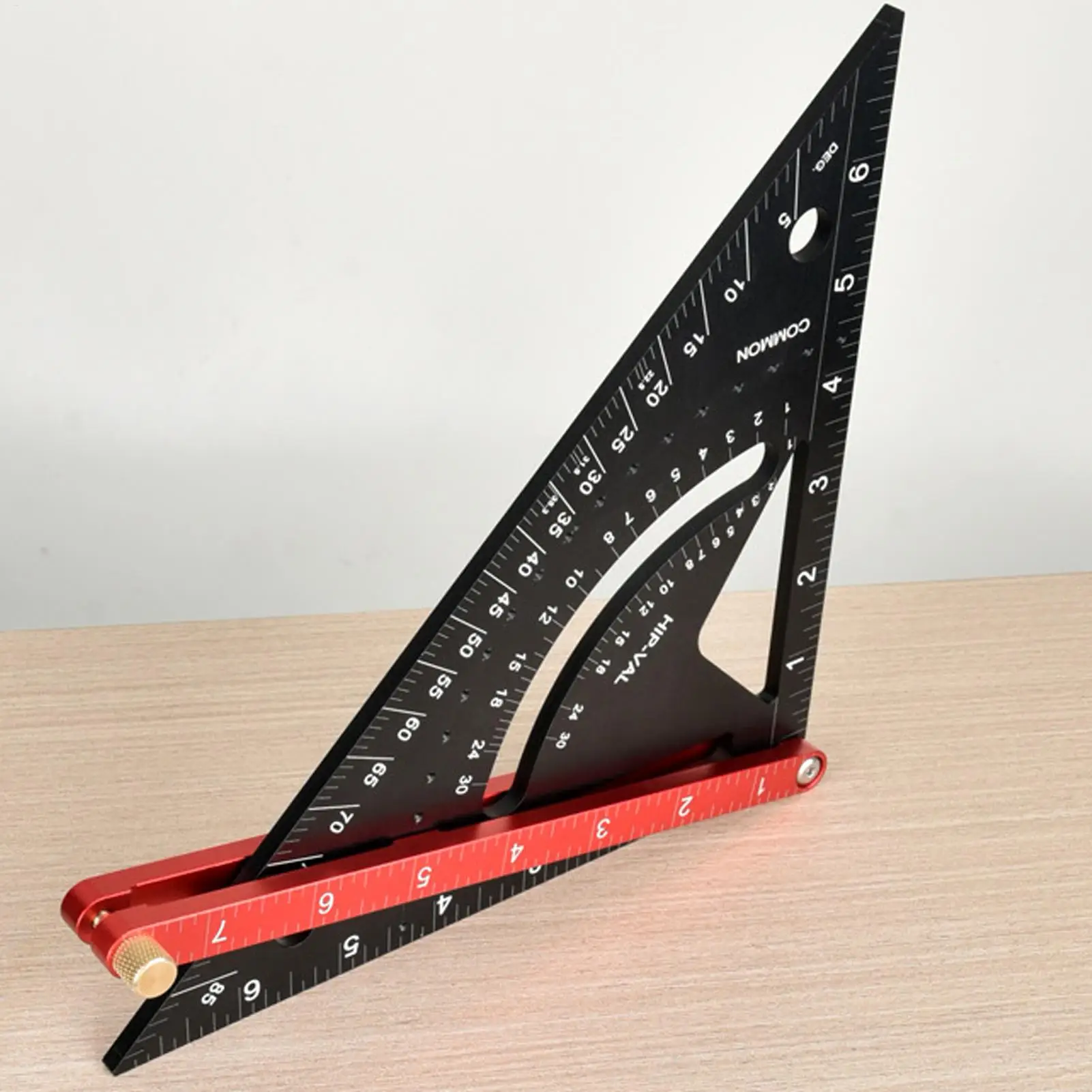 

Carpenter Square Woodworking Combination Framing Square Aluminum Alloy Carpentry Triangle Ruler for Framing Layout Home