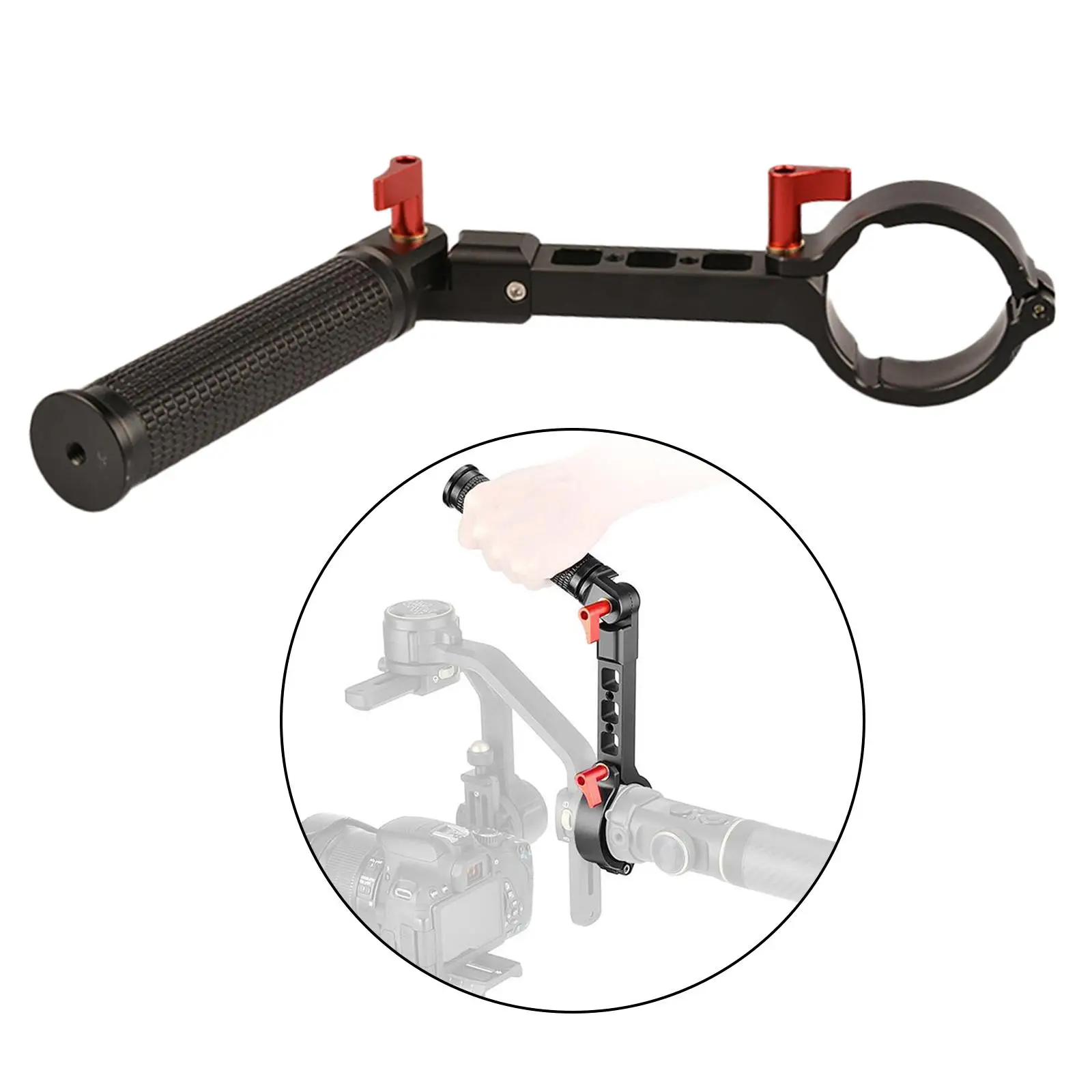 Adjustable Handle Grip  Compatible with  Crane 2S Handheld Stabilizer, Black