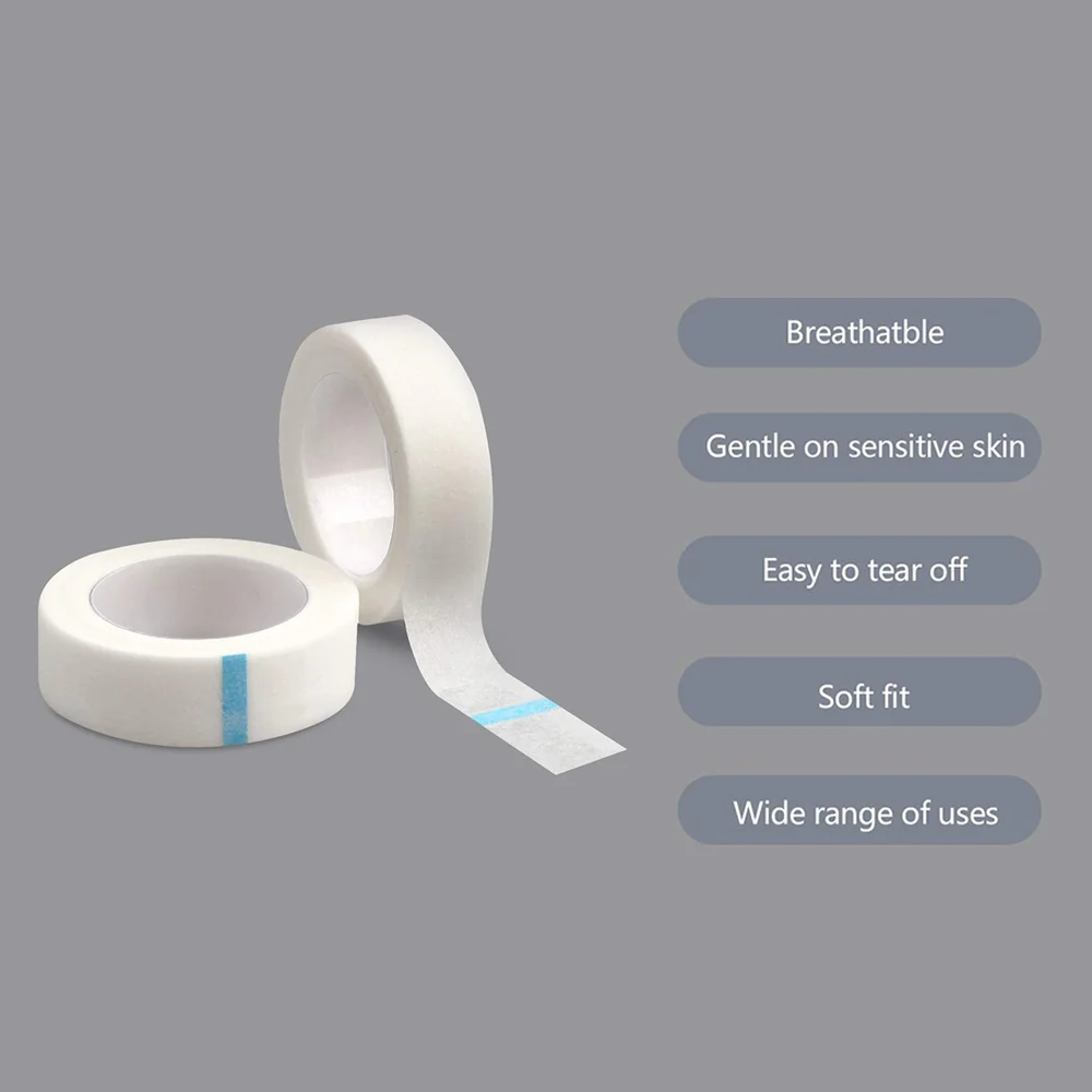 10 Pack Eyelash Tape White Paper Fabric Tape for Eyelash Extension Supply