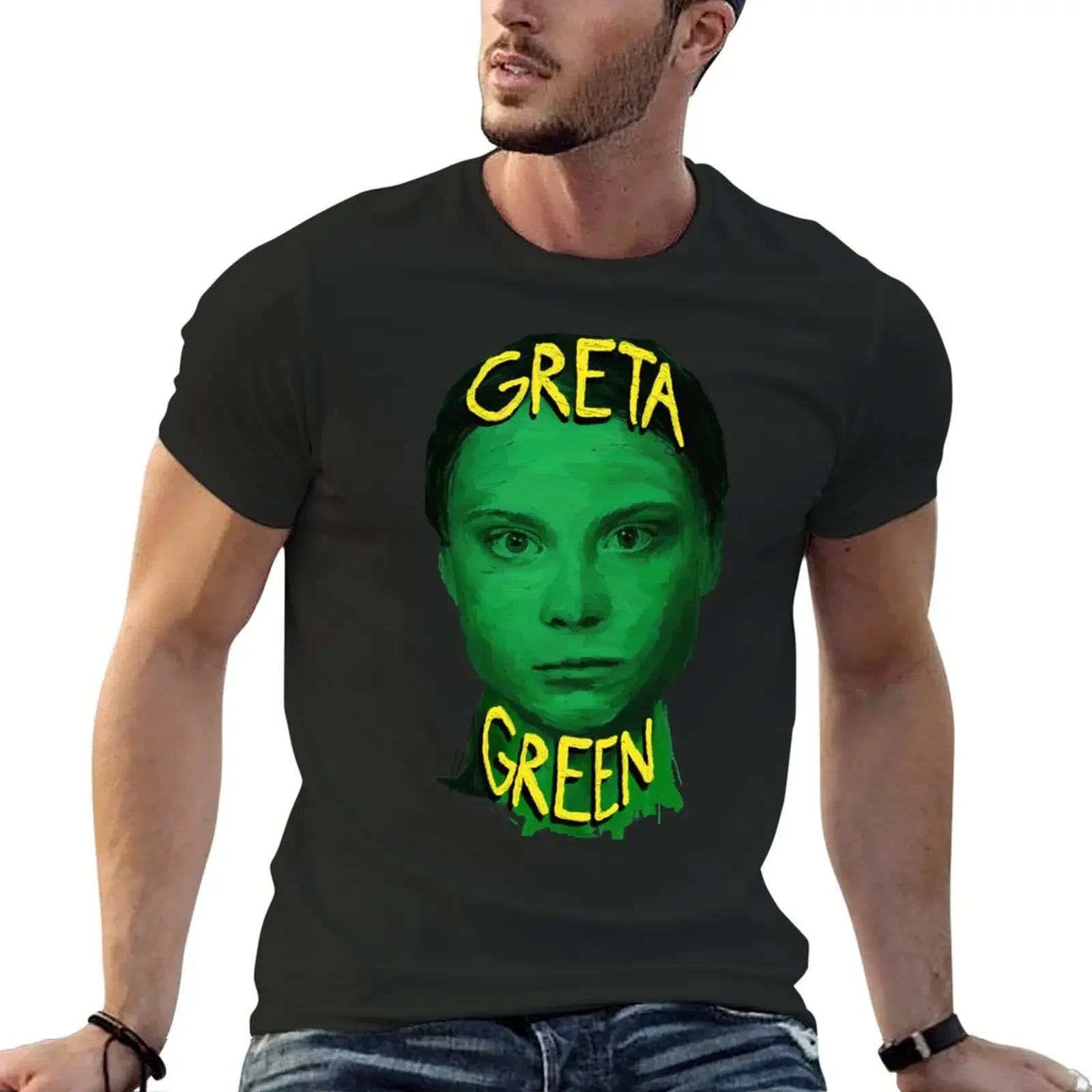 Greta Green T-Shirt anime essential t shirt animal prinfor boys mens graphic t-shirts