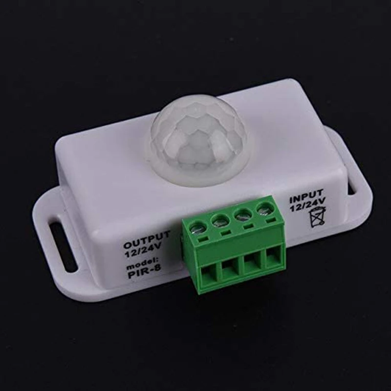 PIR Infrared Motion Sensor Detector, DC 12V-24V Strip Light Motion Sensor Switch, For Cupboard Cabinet Stairs Kitchen