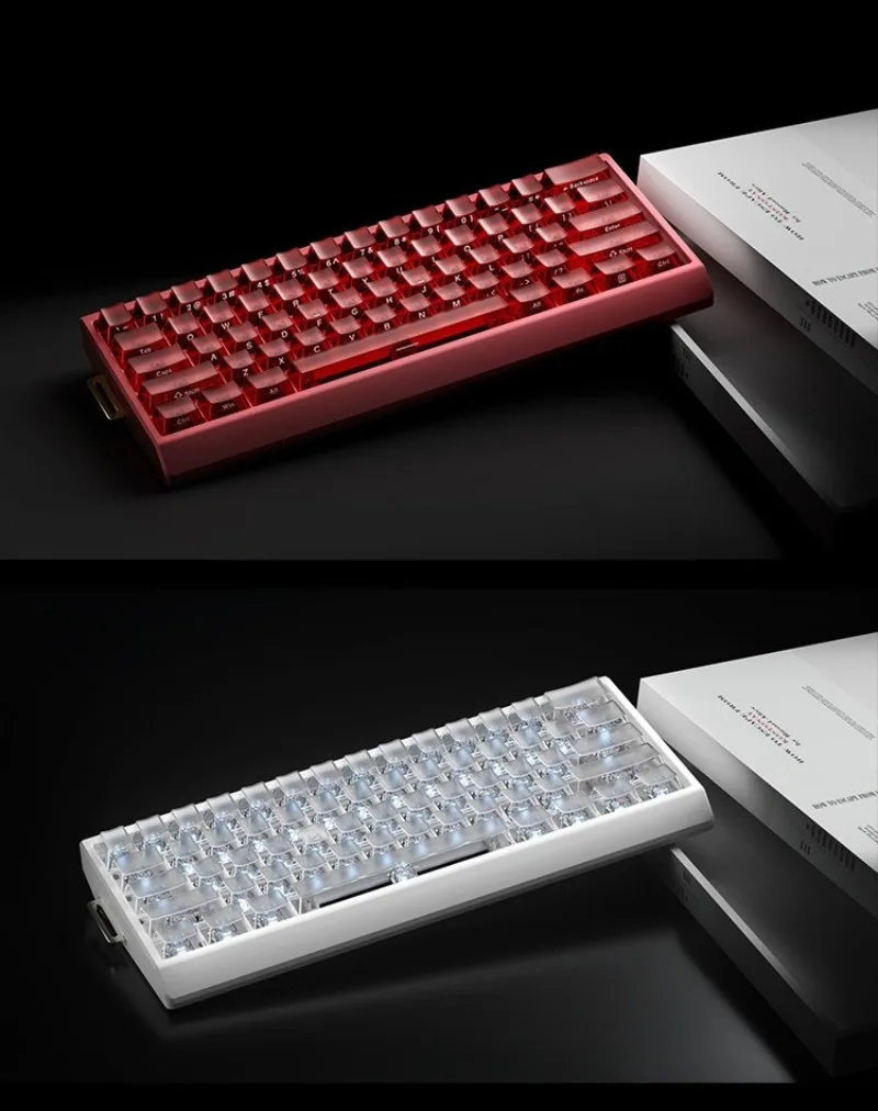 Shell, teclado de eje magnético de casco de aleación de aluminio