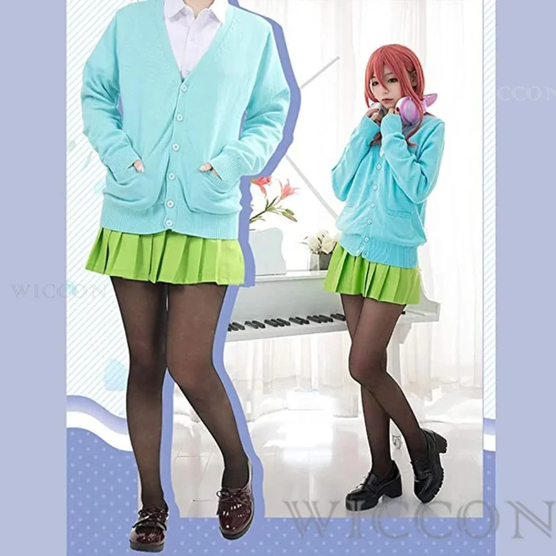 The Quintessential Quintuplets Cosplay Costume Wig Gotoubun no Hanayome Nakano Ichika Nino Yotsuba Itsuki School Anime Uniforms