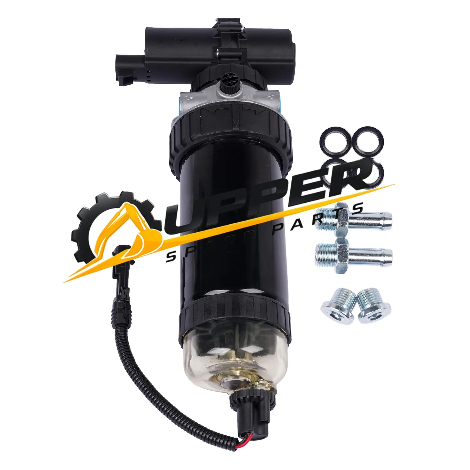 12V Fuel Filter Pump Assy For John Deere 210LJ 310J 310TJ 410J 315SJ RE569926