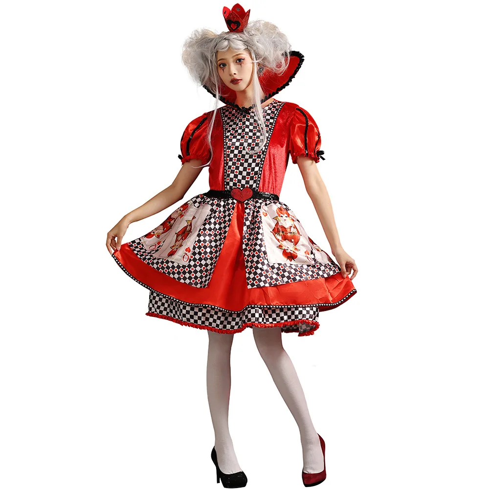 red-queen-mother-daughter-outfits-halloween-alice-in-wonderland-poker-princess-puffy-sexy-dress-girls-women-cosplay-costumes