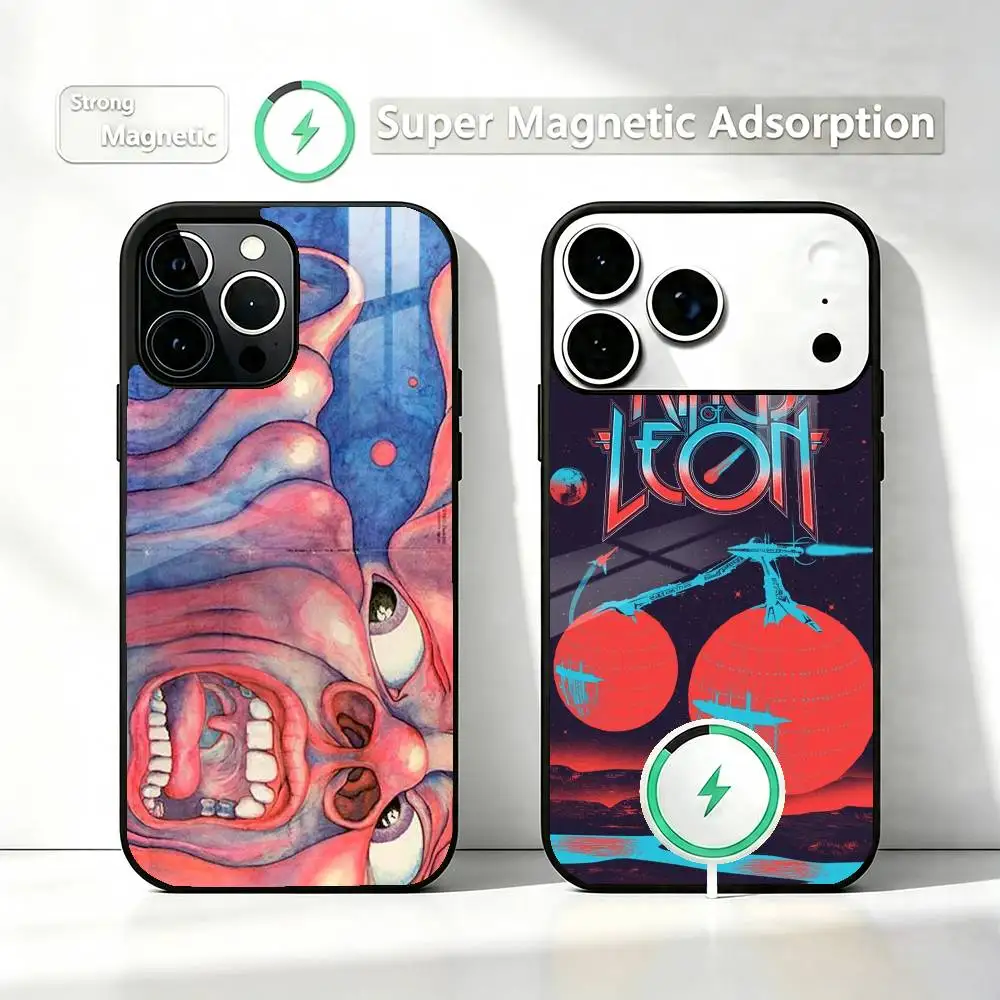 k-King c-Crimson Rock Band  Phone Case For iPhone17,16,15,14,13,12,11 Plus,Pro Supports Magnetic Wireless Charging