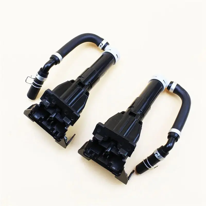 1 Pair Front Headlight Washer Pump Headlight Nozzle Spray Cleaning Actuator Black Plastic For Outlander XL 10-13-A91R