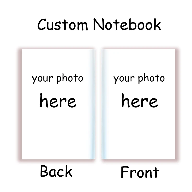 A5 A6 Notebook Custom Photo 3D Printing DIY Picture Customize Note Book Personalized Cover Customizing Image Small Writing Books