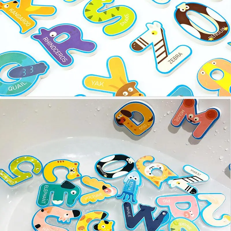 36PCS Baby Kids Children Educational Toy Foam Letters Numbers Floating Bathroom Bath Tub Kid Toy Boy Girl Gift Wall Stickers