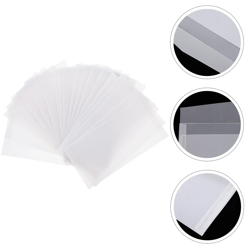 50Pcs Sulfate Paper Translucent Envelopes Blank Design for Wedding Invitations Greeting Cards Festival Letters Convenient