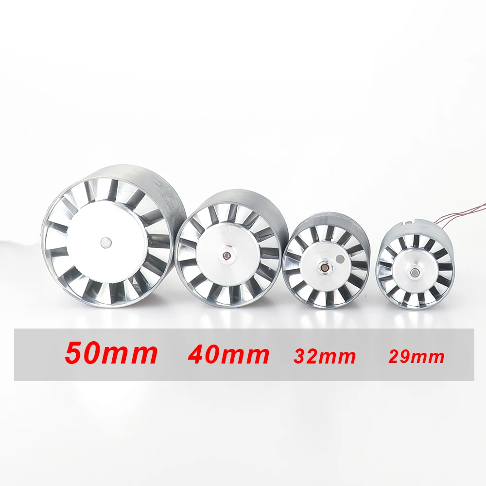 12V 24V 13000KV 인러너 브러시리스 모터 고속 Jetfan EDF 덕트 제트 팬 공기 송풍기 터보 압축 공기 먼지 떨이 클리너