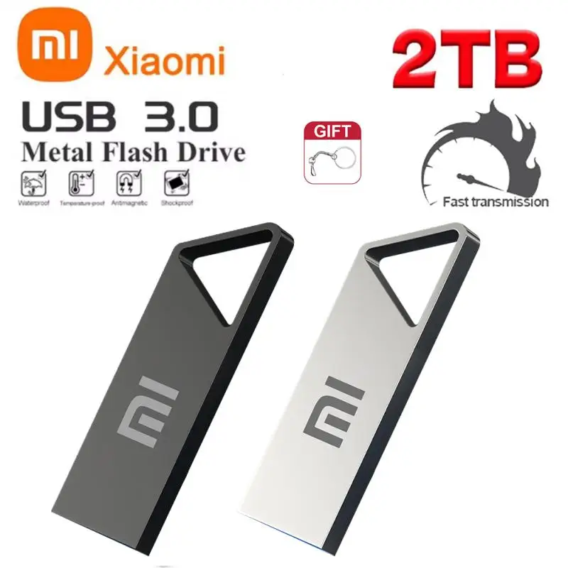 Xiaomi MIJIA 2TB USB 3.0 Flash Drive 1TB USB 3. 0 Pendrive 512GB 256GB 128GB USB Memory Stick Pen Drive Flash USB Disk For Deskt