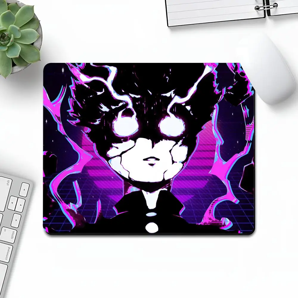 Mob Psycho 100 Mouse Pad Art Gaming Gamer Small Rubber Locking Edge Large Computer Keyboard MousePad Laptop Desk Pad