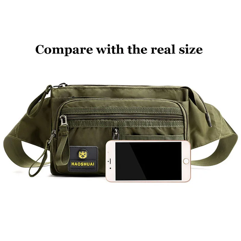 HVTIL Men Women Hip Belly Banana Bum Chest Belt Waist Bag Fashion Waterproof Phone Fanny Pack Male Female Travel Shoulder Pouch