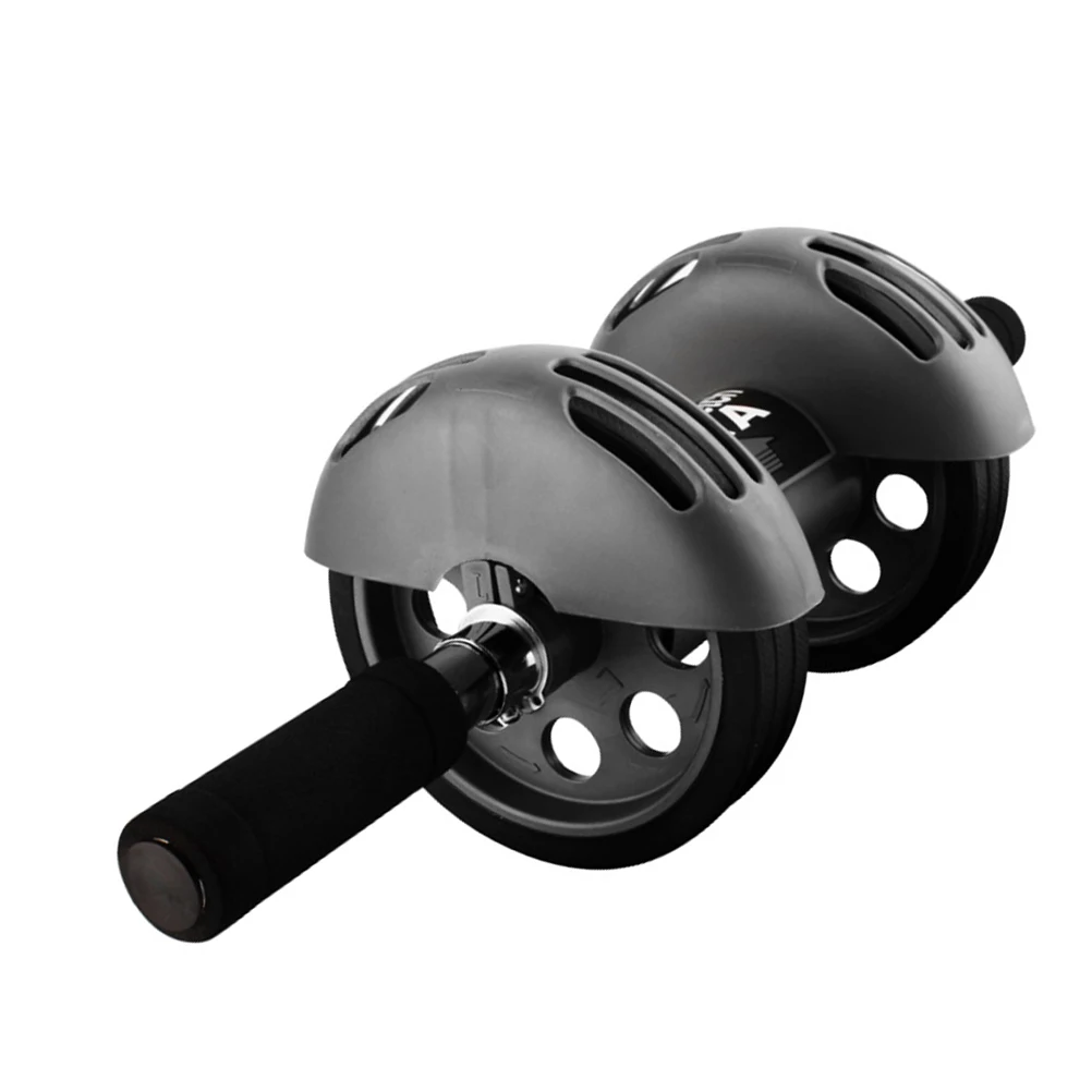 

1pcs 2 Wheel Ab Roller Heavy Duty Non-Slip Handle Sweat-Absorbing Core Workout Fitness Tool For Home Gym Office Abdominal