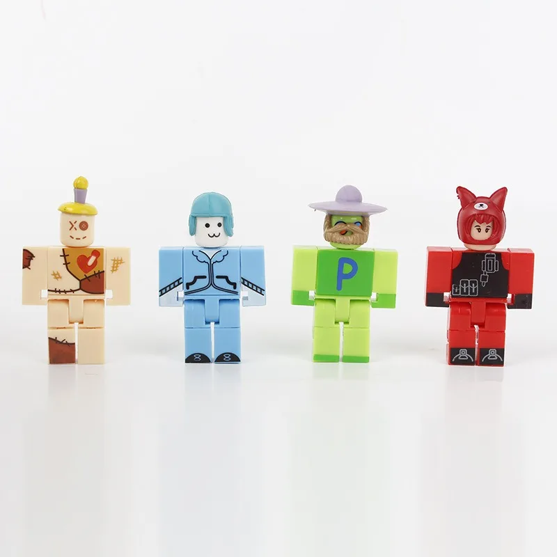 Roblox الكرتون لطيف الإبداعية الطرفية الفتيان والفتيات الحب تجميعها لعبة غرفة الديكور المورد 6-8 سنتيمتر 12 قطعة/المجموعة