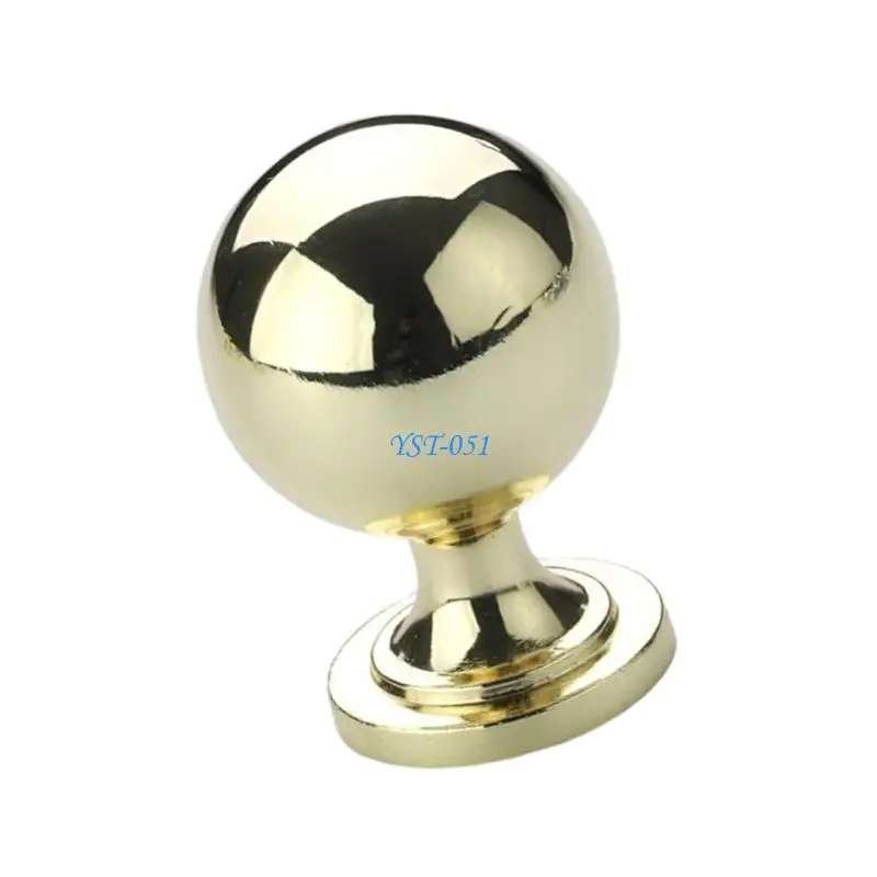

E15A 6Pcs Drawer Pulls Dressers Knob Cupboard Handle Round Ball Bedside Cabinet Pull