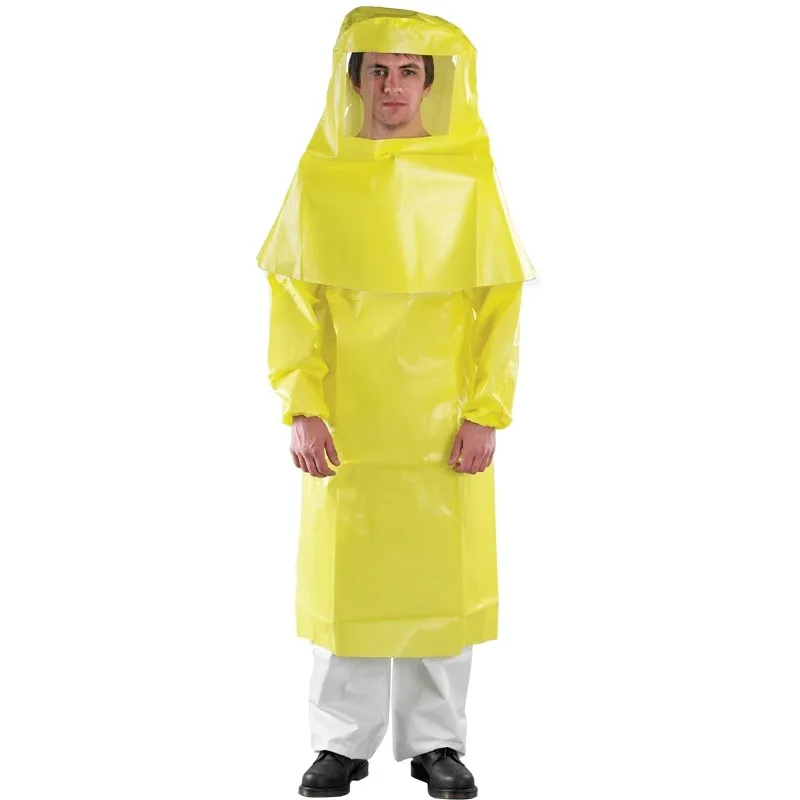 10 Peices Ansell Protective Hood  Ansell Healthcare MICROCHEM By AlphaTec Series 3000  Chemically Protective Hood