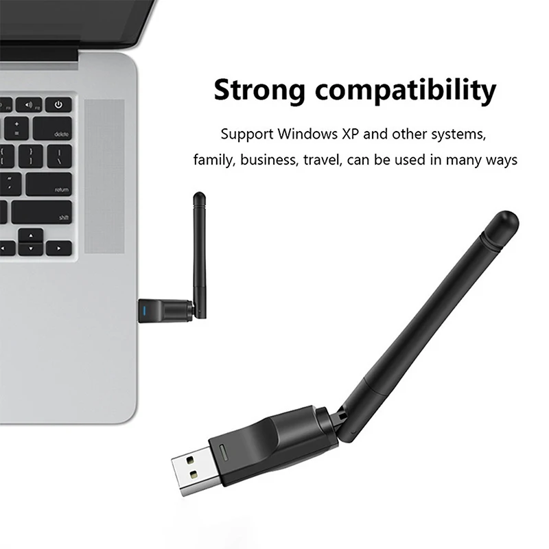 （CC44）150Mbps Mini USB WiFi Adapter MT7601 Wireless Network Card Wifi Receiver For PC Laptop Windows 2.4G