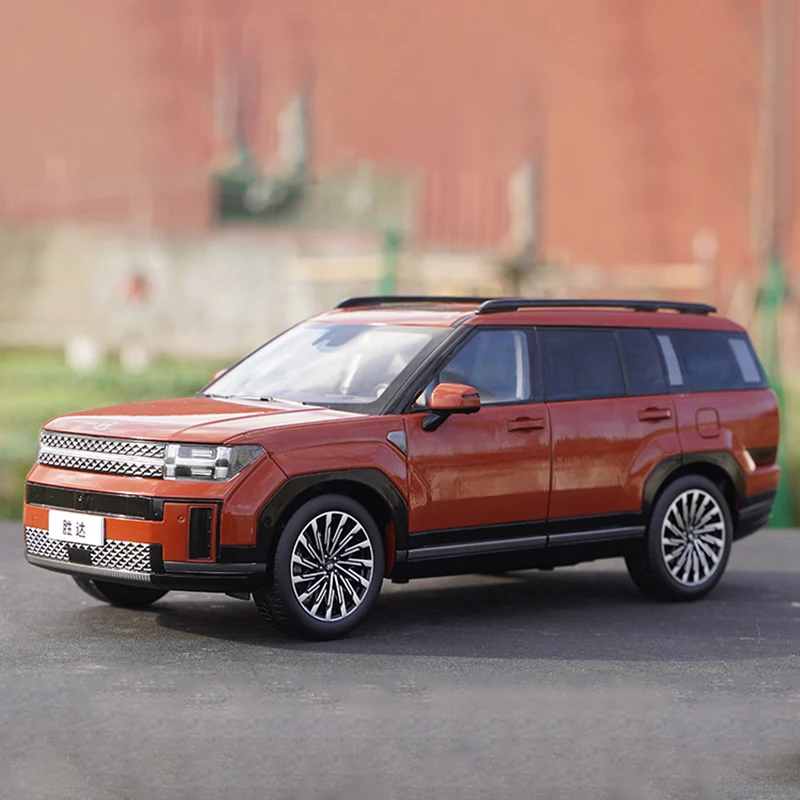 

Масштаб 1:18, литой под давлением сплав HYUNDAI SANTA FE, внедорожник, игрушки, модель автомобиля, классические сувенирные подарки для взрослых, статический дисплей