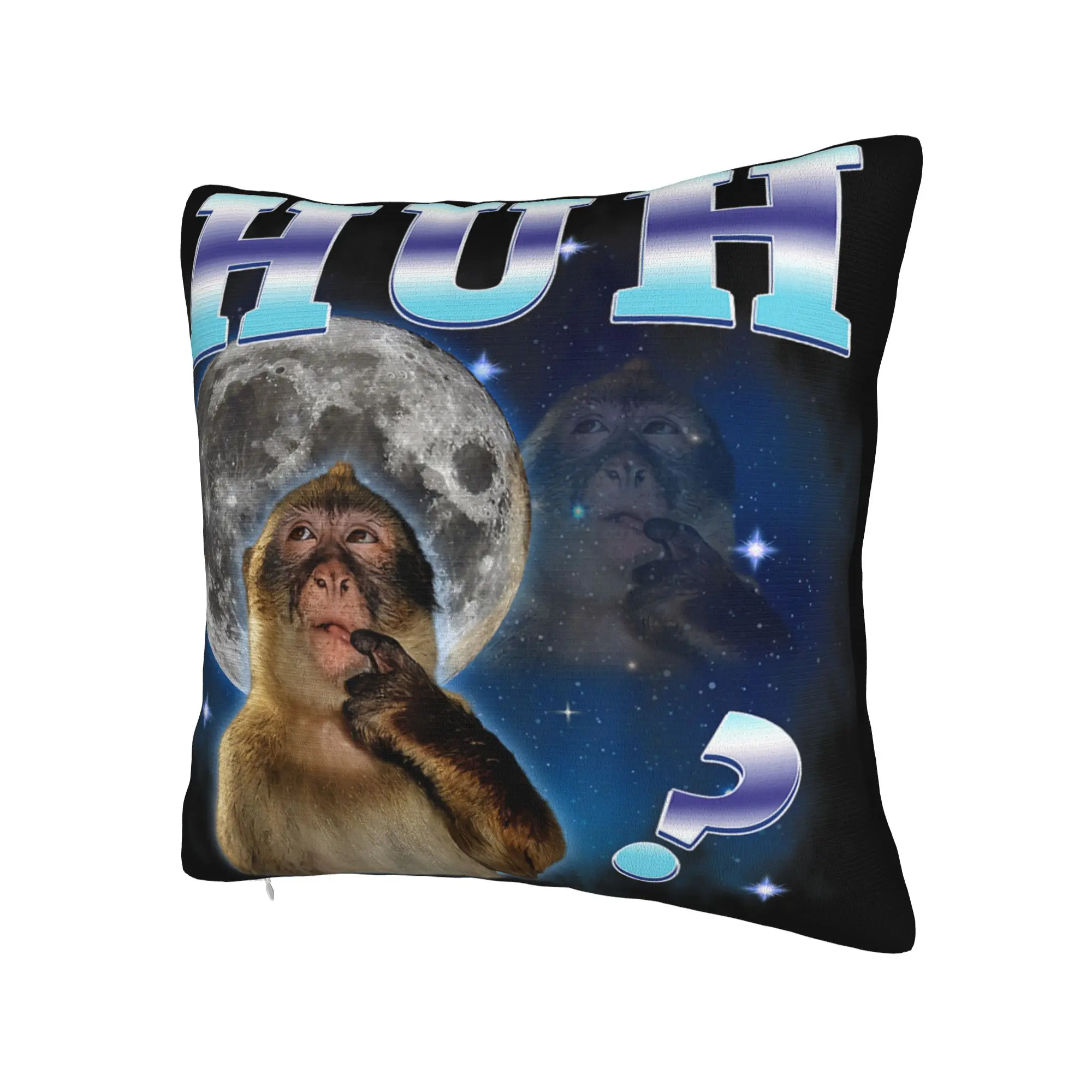 Thinking Monkey Meme  Pillow Covers Product Soft Cushion Cover Decor  Pillow Case Cover Home Multiple Sizes
