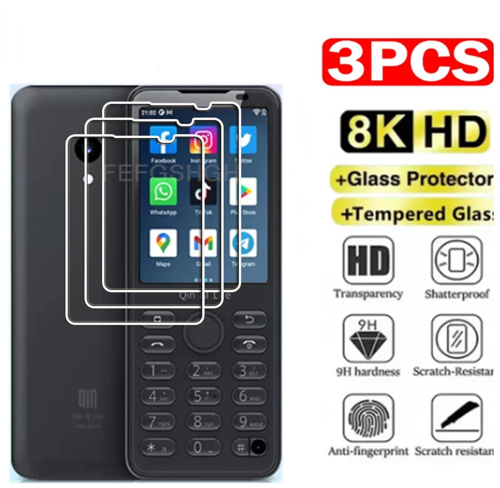 3 Stück 9H HD Panzerglas FÜR Xiaomi Qin F25 / F22 Pro / F22 / F21 Pro Plus / F21 Pro Displayschutzfolie