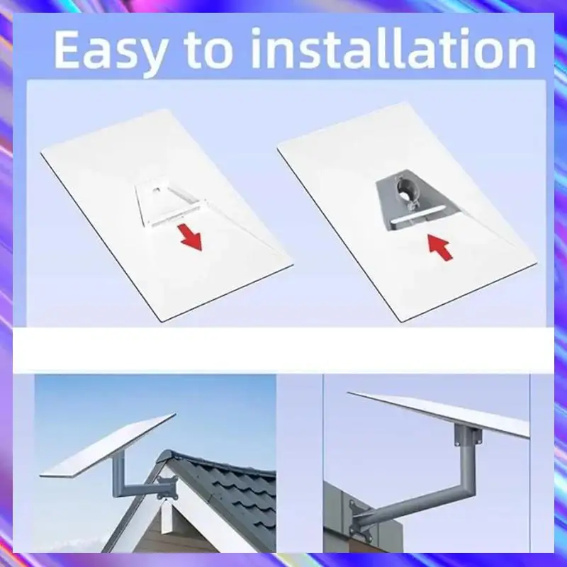 

For Starlink V3 Plate Roof Mount Accessories For Starlink Gen 3 Pipe Adapter Round Tube High-Impact Adapter Pole Mount