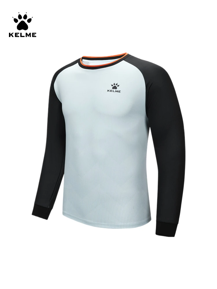 Kelme Customized Referee Clothes Football Equipment Autumn/winter Professional Events Long Sleeve Referee Top T-shirt