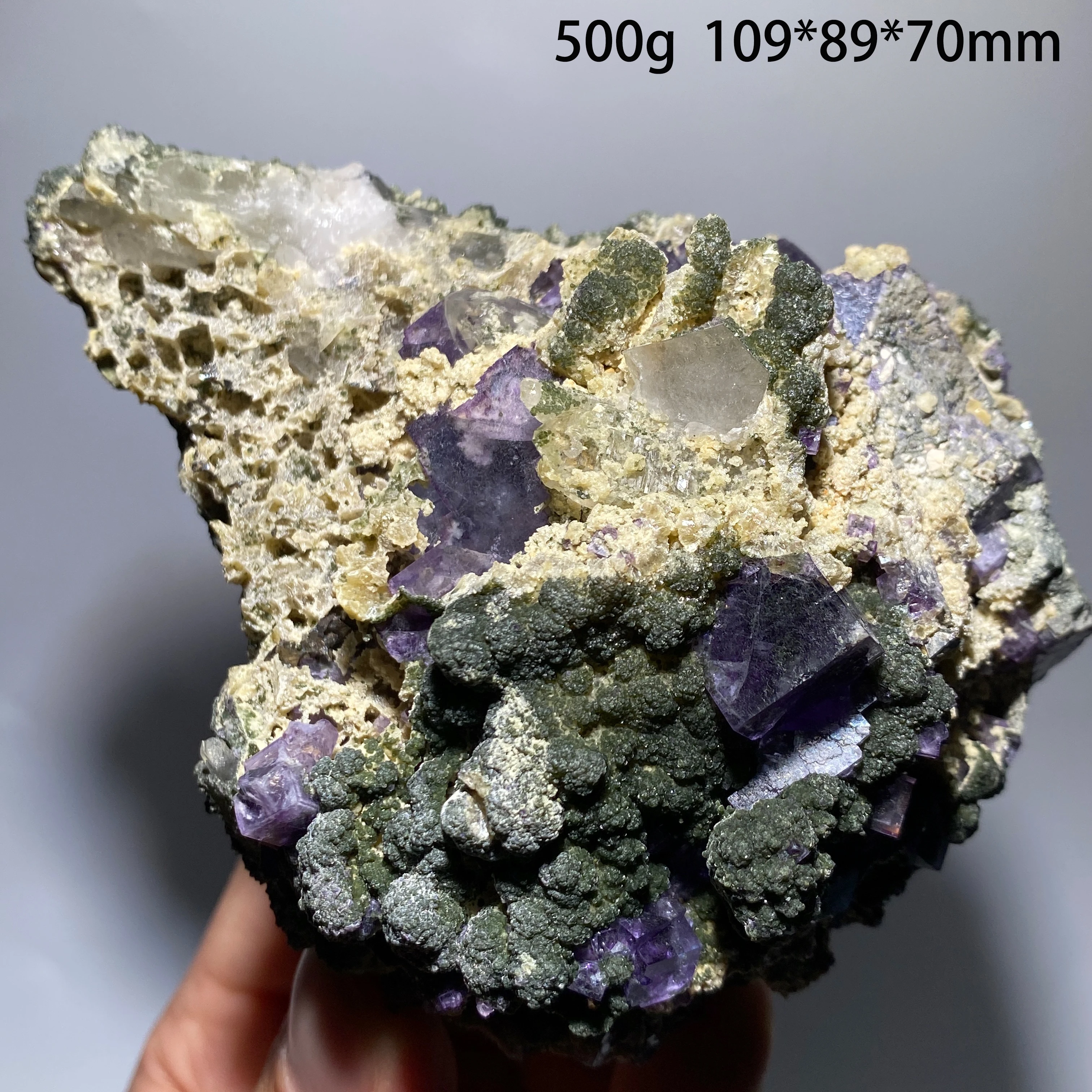 Natural Yaogangxian Fluorite Mineral Specimen | Educational, Energy Healing, Feng Shui, Home Decor, Collection & Gift