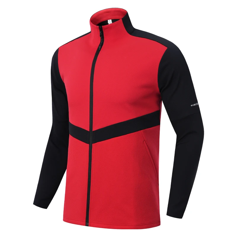 New Training Running Jackets Men Fitness Bodybuilding Tops Outdoor Jogging Gym Sports Casual Running Sportswear Zipper Coat