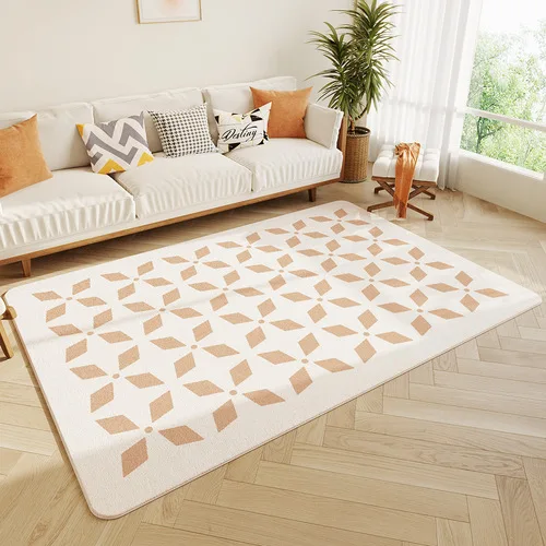 

Nordic Style Living Room Decoration Plush Carpet Thicken Children's Bedside Rug Fluffy Soft Baby Crawling Mat Home Washable Rugs