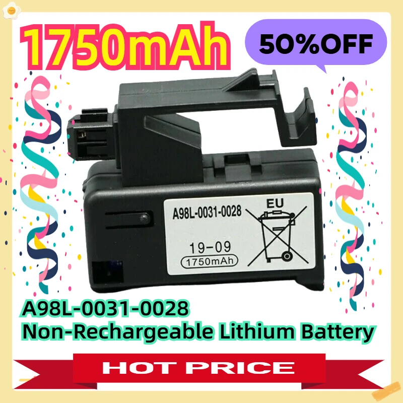

For A02B-0309-K102 A98L-0031-0028 CNC Machine Controler Battery A98L-0031-0028 3V 1750mAh Non-Rechargeable Lithium Battery