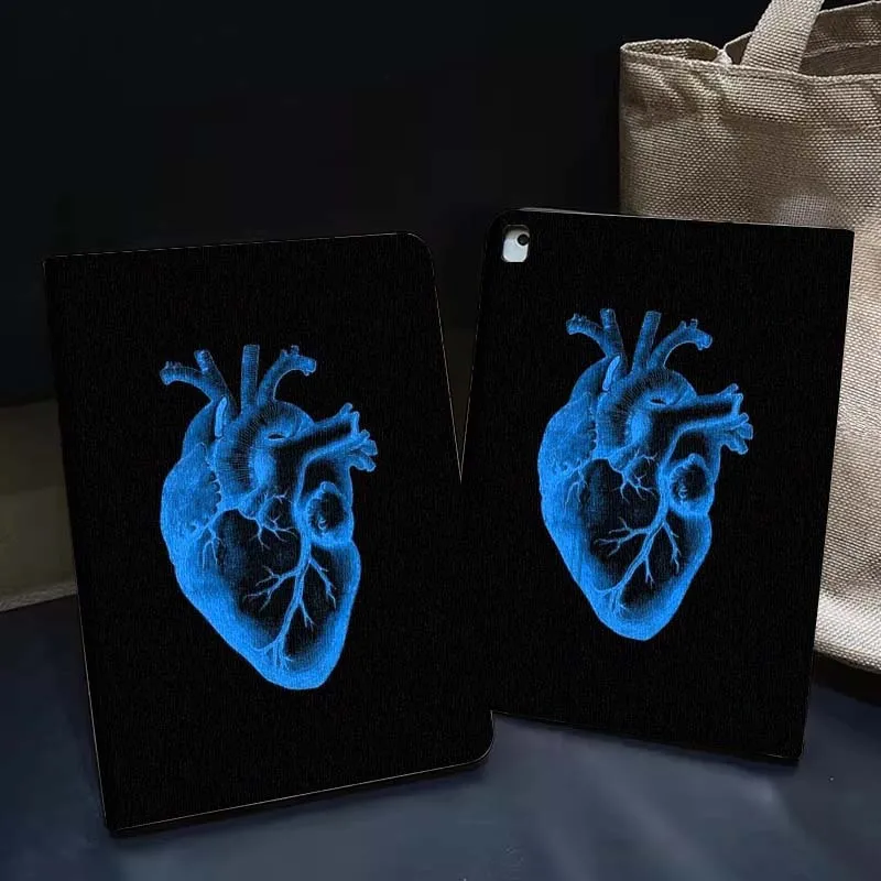 

Red Heart Rose Pattern Gift Tablet Case For Apple iPad Air Pro mini 1 2 3 4 5 6 7 8 9 11 M2 M3 M5 M4 5th 6th 7th 10th 11th