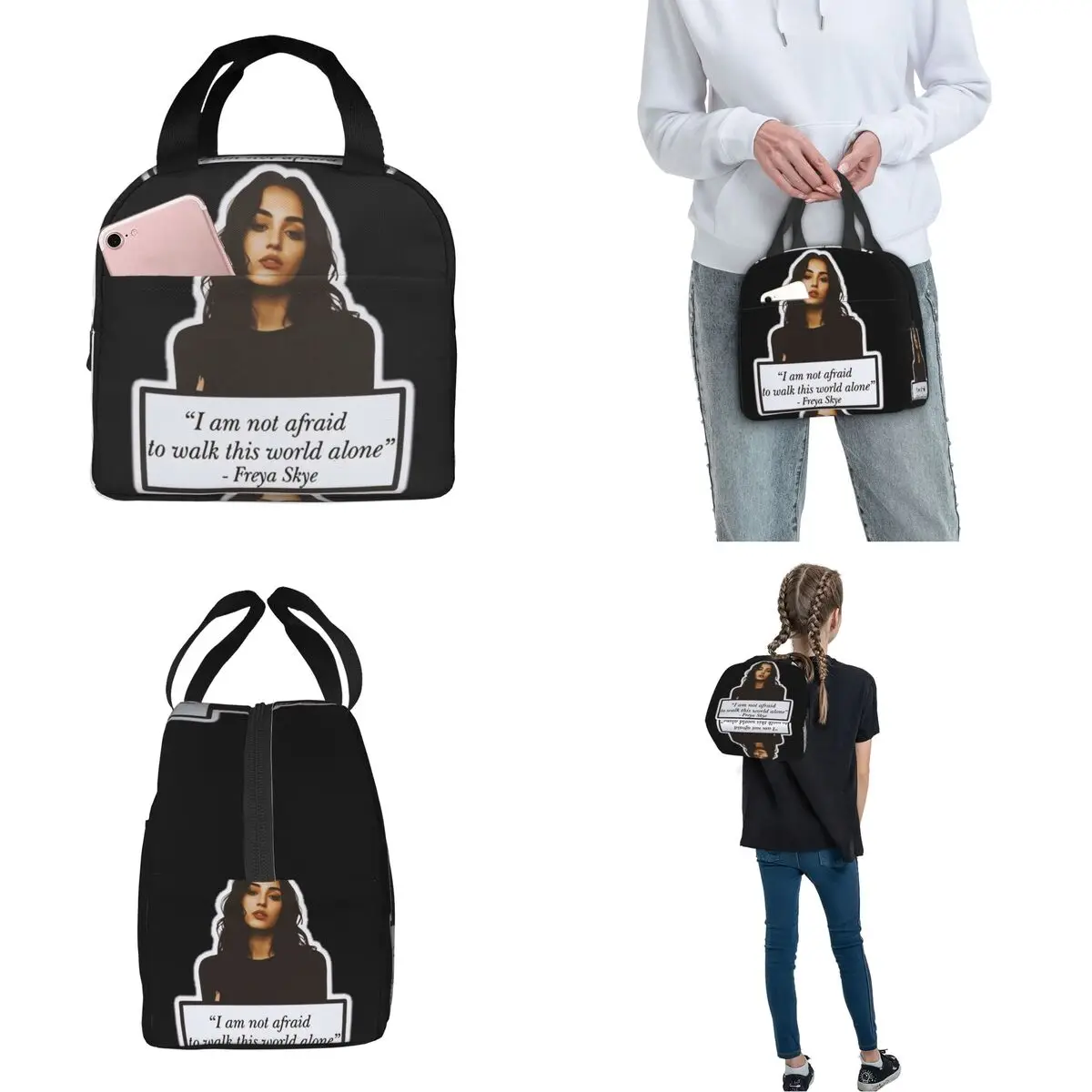 Freya Skye Singer Thermal Insulated Lunch Bags for Picnic Portable Food Bag Thermal Cooler Lunch Boxes