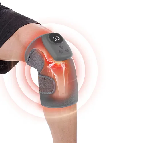 Masajeador de rodilla inalámbrico eléctrico, herramienta para el cuidado de la rodilla, masajeador de rodilla con terapia de luz roja, Protector de hombro de rodilla ajustable de 9 niveles