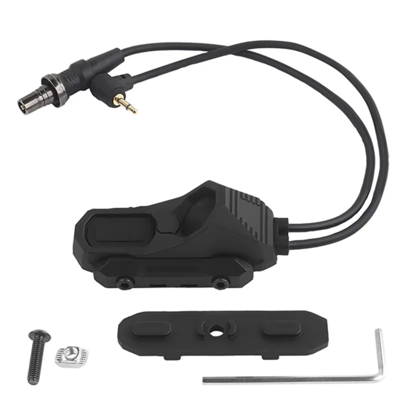 

Hunting Scout Light, Tactical Flashlight PEQ Laser Button, AXON Remote Two-Wire Dual Function Pressure Switch SF/2.5/Crane Plug