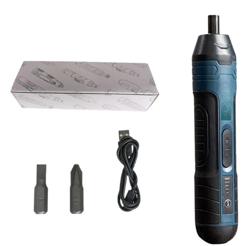 Adjustable electric screwdriver, rechargeable screwdriver, small mini screwdriver, tool set, screwing screws