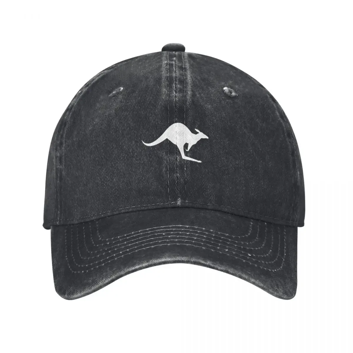 Kangaroo Icon White Baseball Cap Anime Luxury Cap Mens Women's