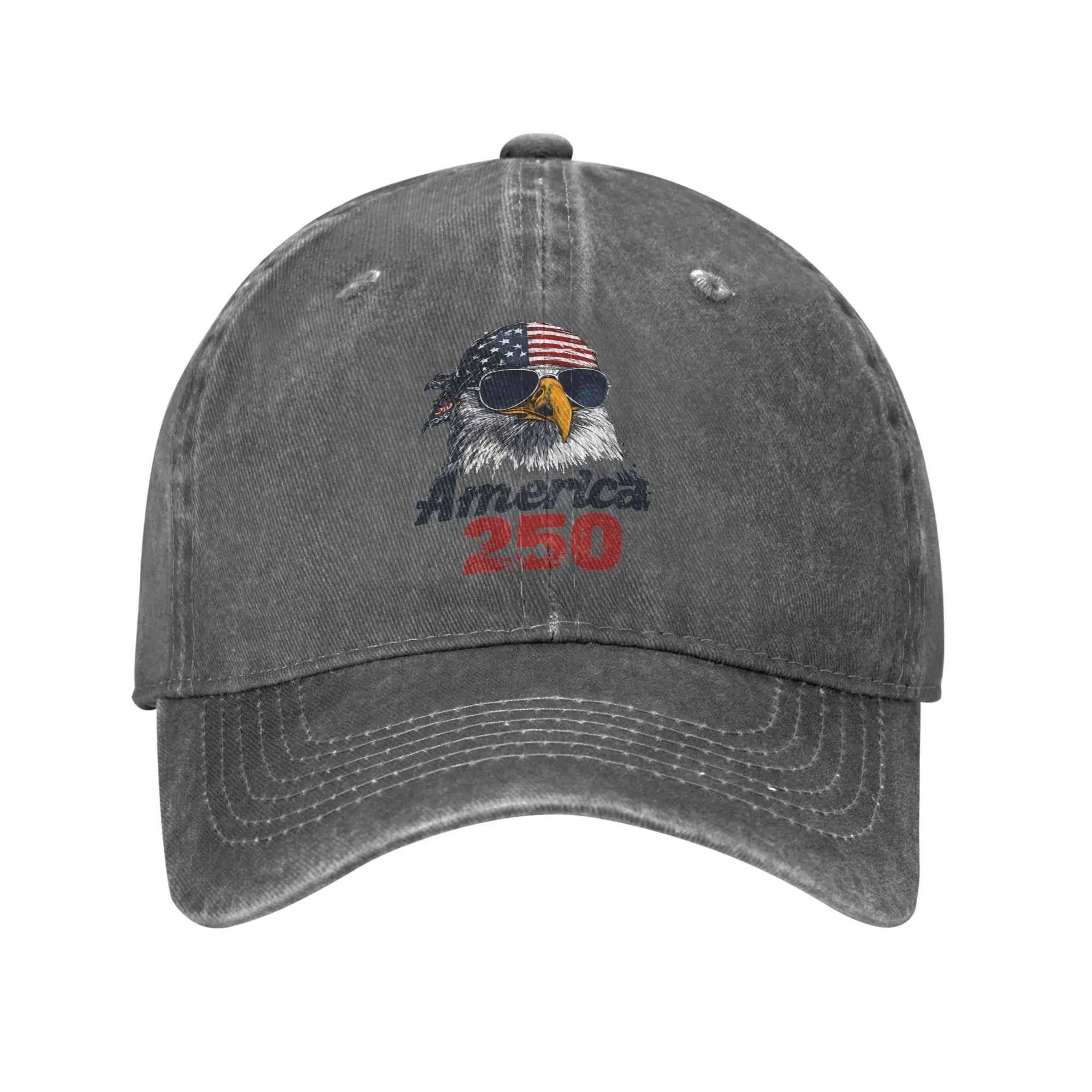 Vintage Eagle America 250th Baseball Cap for Men Women Distressed Washed Sun Cap  Outdoor All Seasons Travel Gift Hats Cap