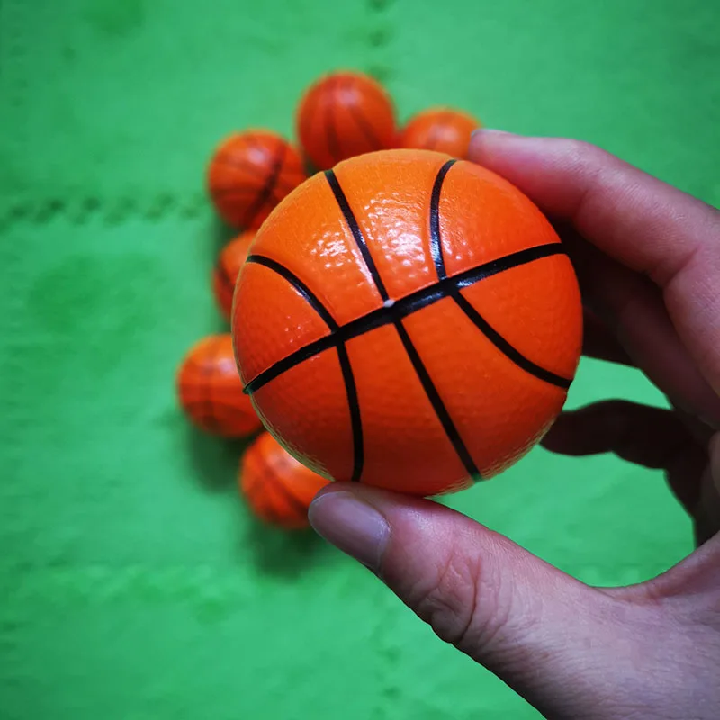 12pcs 6.3cm Anti Stress Ball Relief soccer Football Basketball Baseball Tennis Soft Foam Rubber squeeze Ball Toys for Children