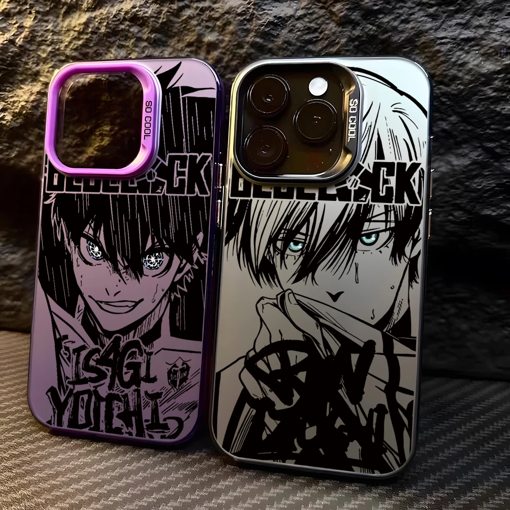 Чехол для телефона Anime B-Blues Locks для Xiaomi Redmi 14C 13C 12C 10 Note 15 14 13 12 Pro Plus 4G 5G, серебристый, жесткий.