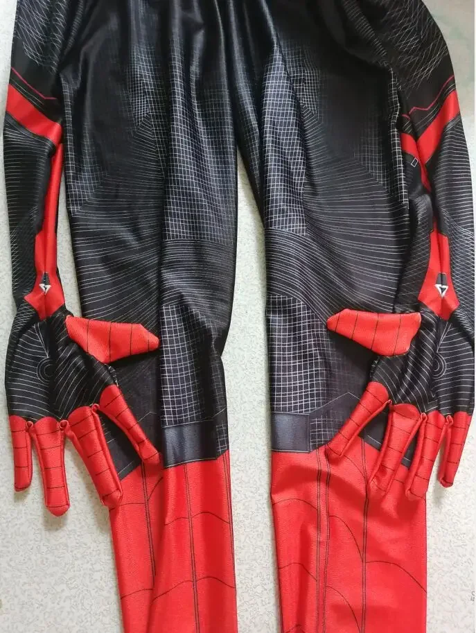 Lontano da casa Spiderman Costume Cosplay Adulti Bambini Zentai Suit Halloween Supereroe Body Uomo Ragazzi