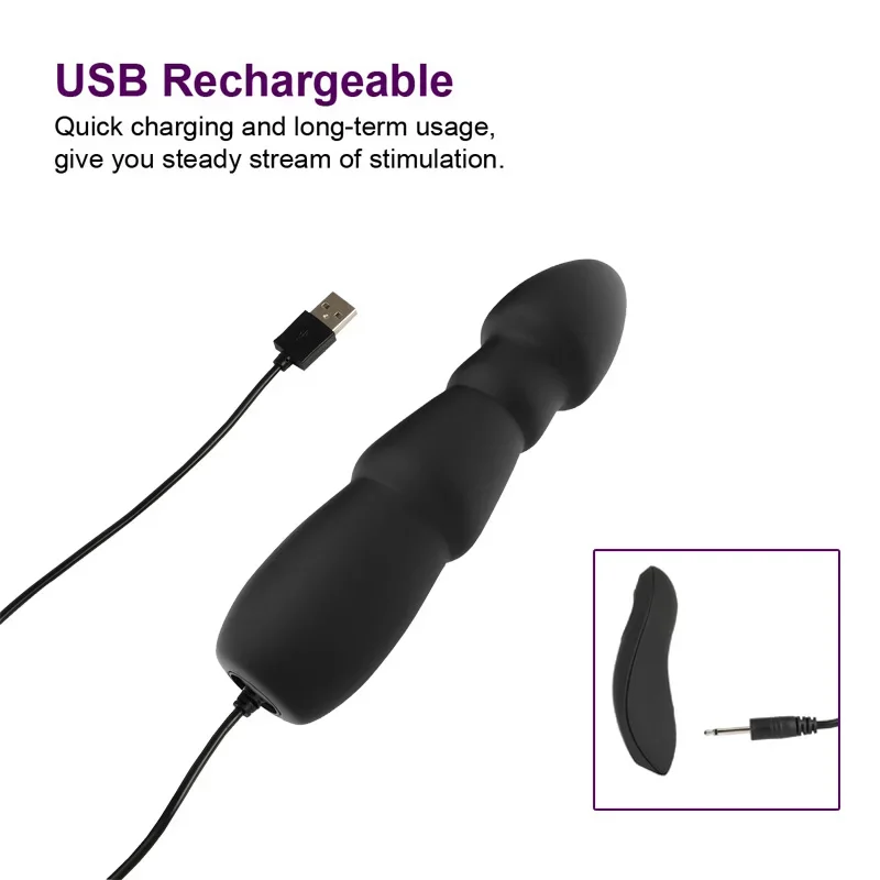 لاسلكي عن بعد شحن دسار هزاز 10 تردد الخرز المكونات بوتيسد لعبة الجنس البروستاتا للرجل امرأة #4