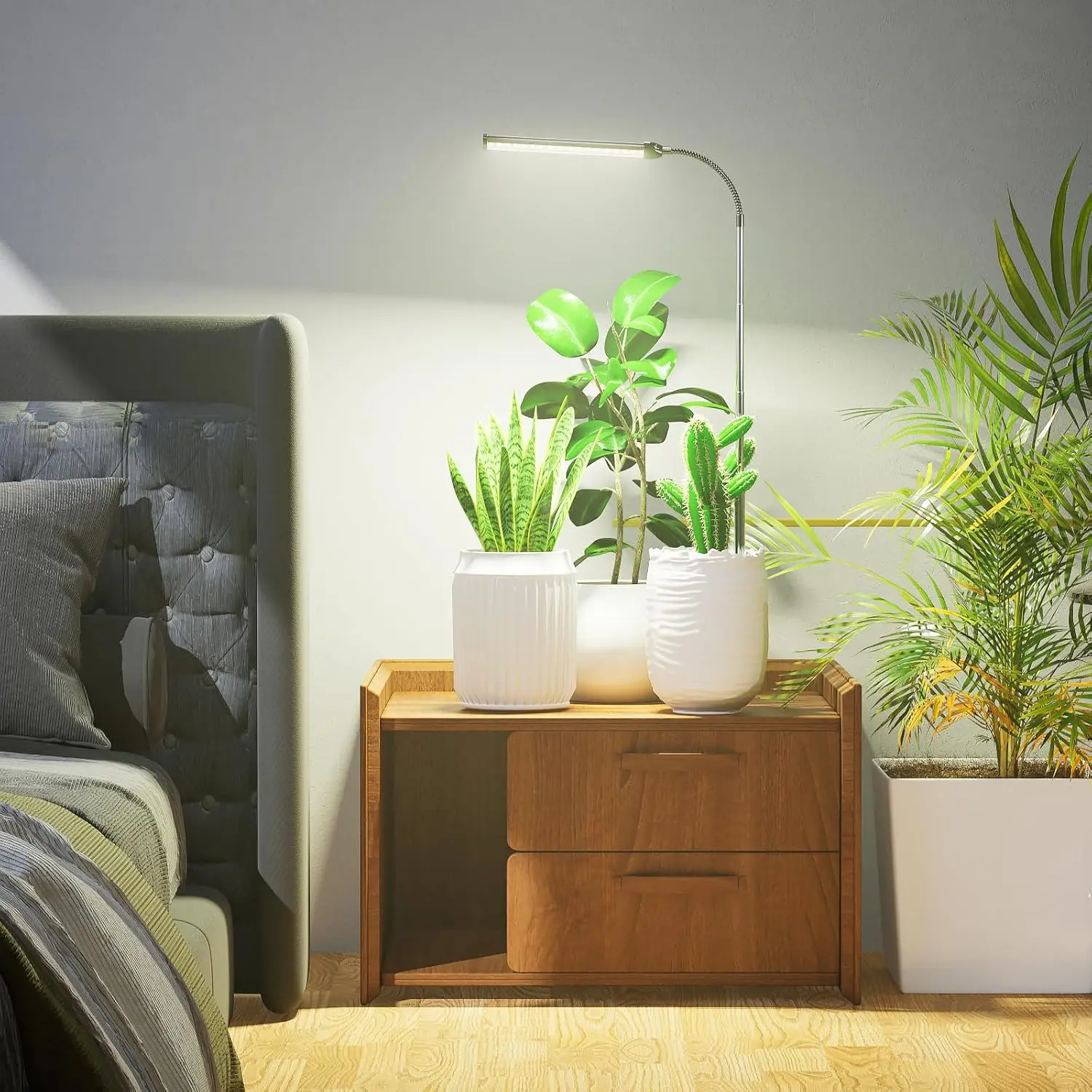 

3 цвета USB 5 В светодиодная лампа для выращивания времени 4/8/12/18 часов комнатная теплица рассады растений освещение для роста цветов затемнение