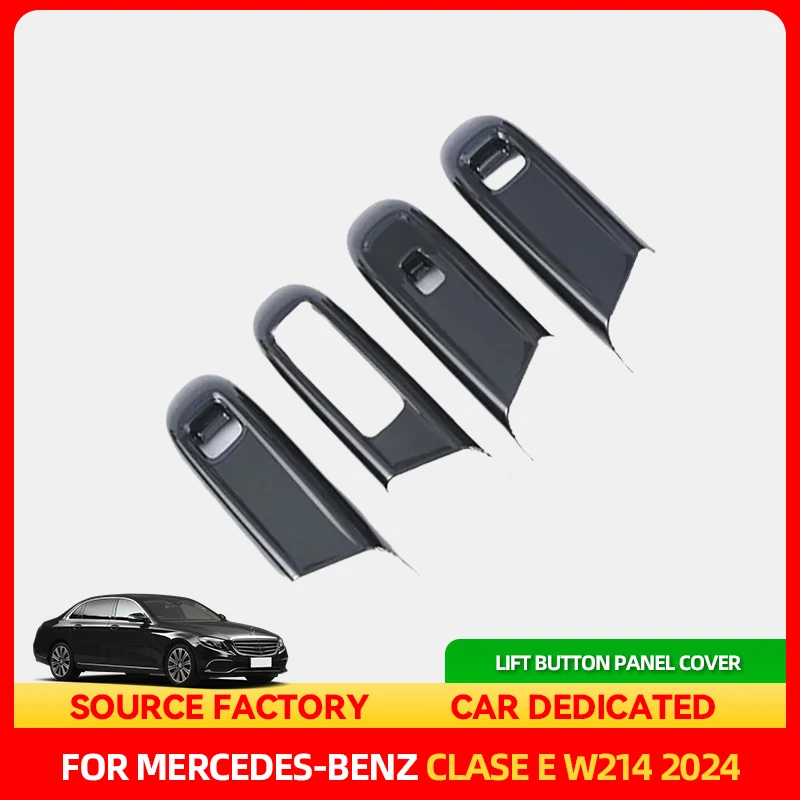 

Внутренние наклейки, дверной подлокотник, оконное стекло, кнопка подъема, крышка панели, отделка из углеродного волокна для Mercedes Benz E Class W214 202